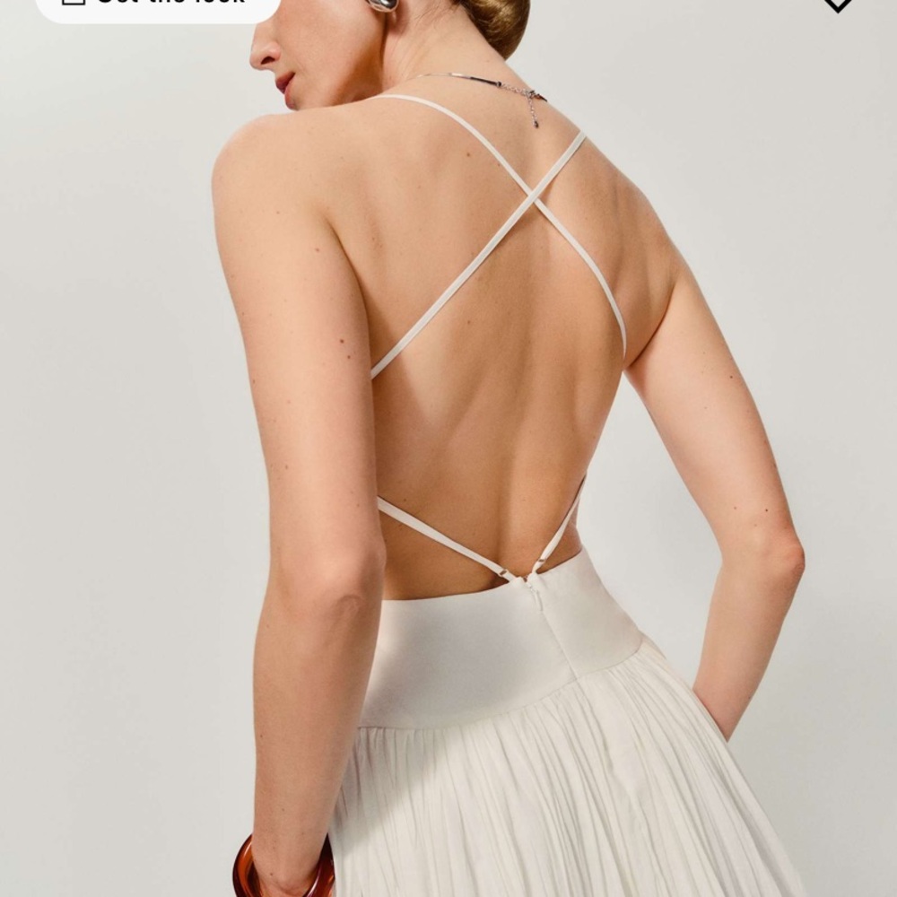NWT Reformation Perlette Dress Ivory